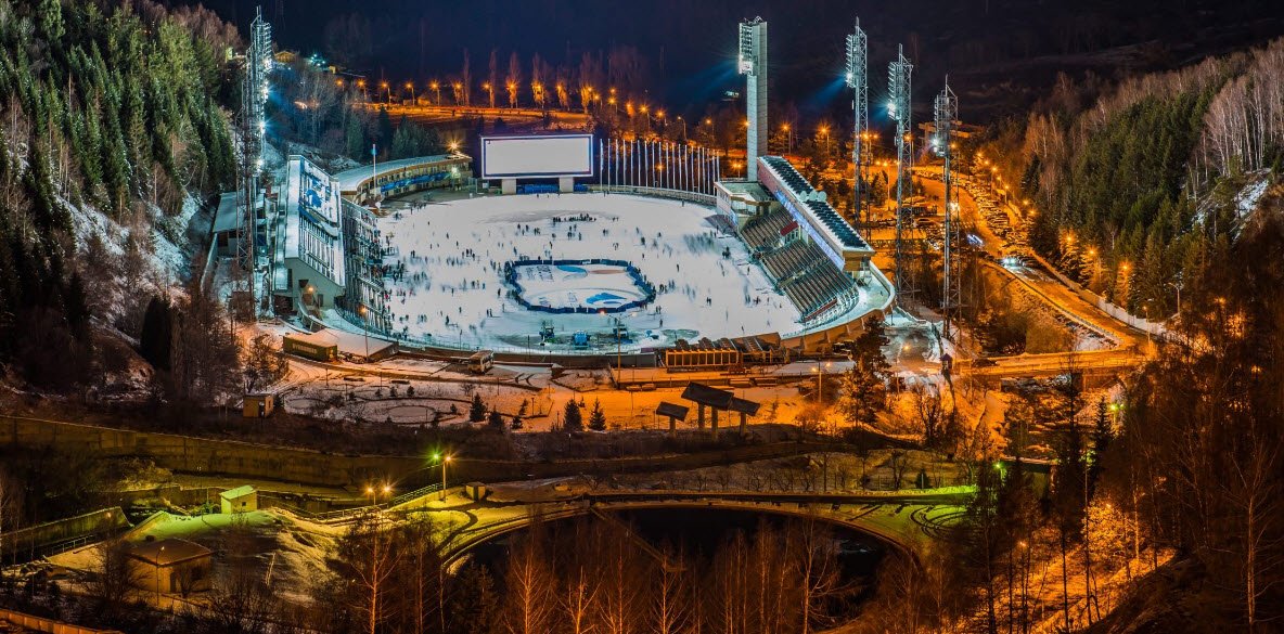Medeu Ice Skating Rink, Almaty, Kazakhstan